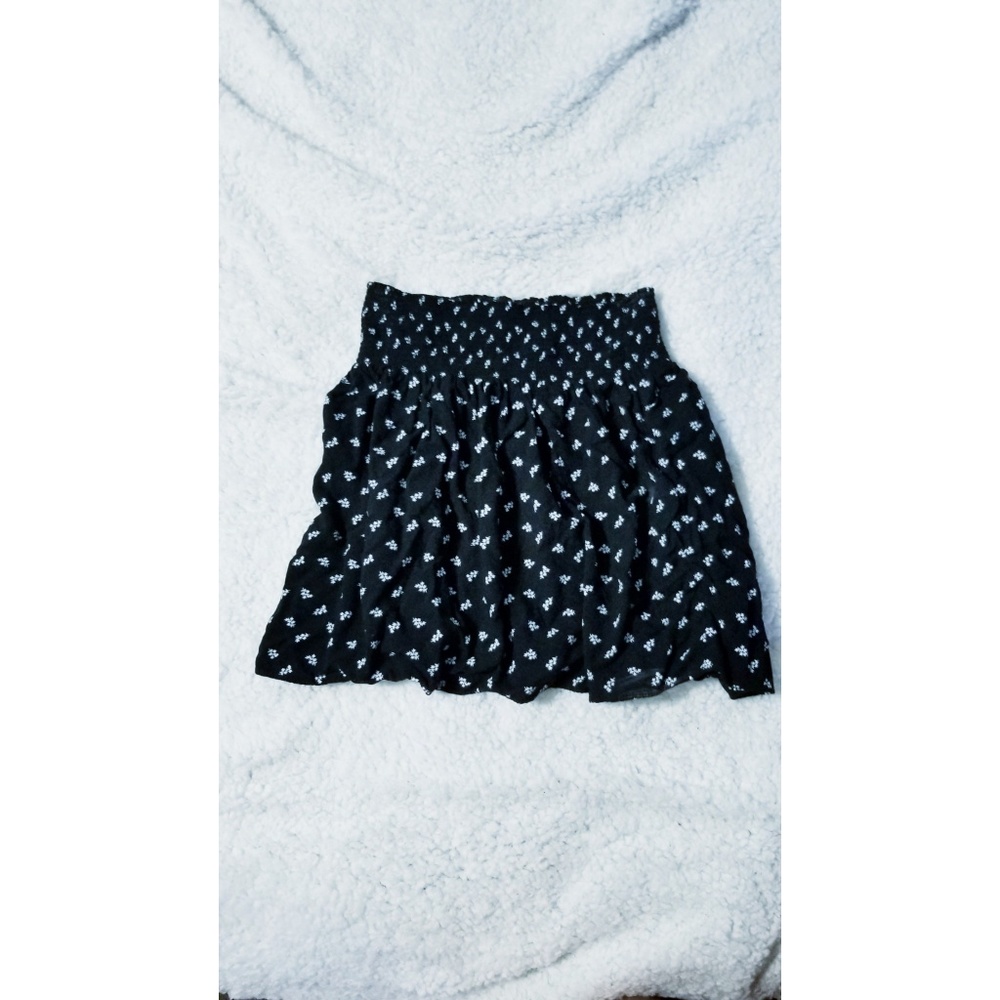 Black and White Mini Skirt